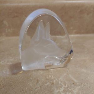 🟢German Shepherd Crystal Paperweight